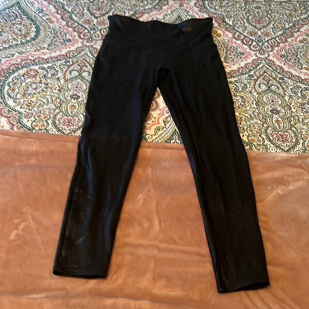 Spanx faux leather leggings